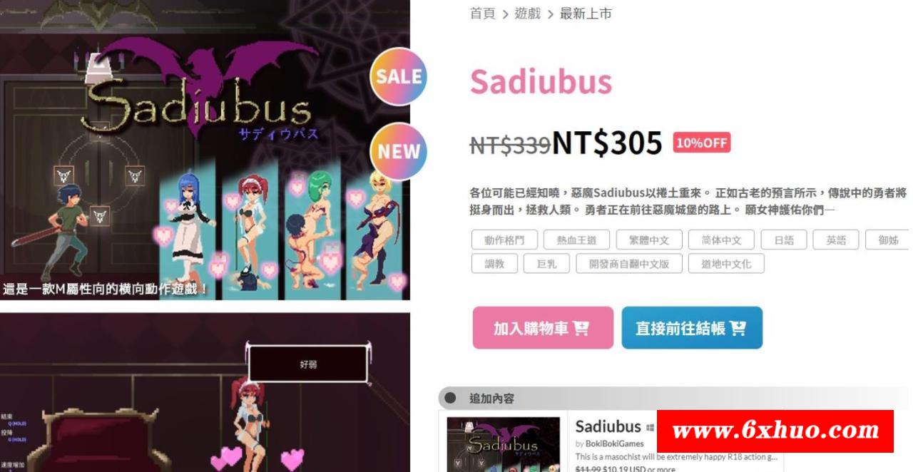 图片[2]-【像素ACT/中文/全动态】Sadiubus Ver1.0.1 官方中文版+全回想【新作/双端/300M】